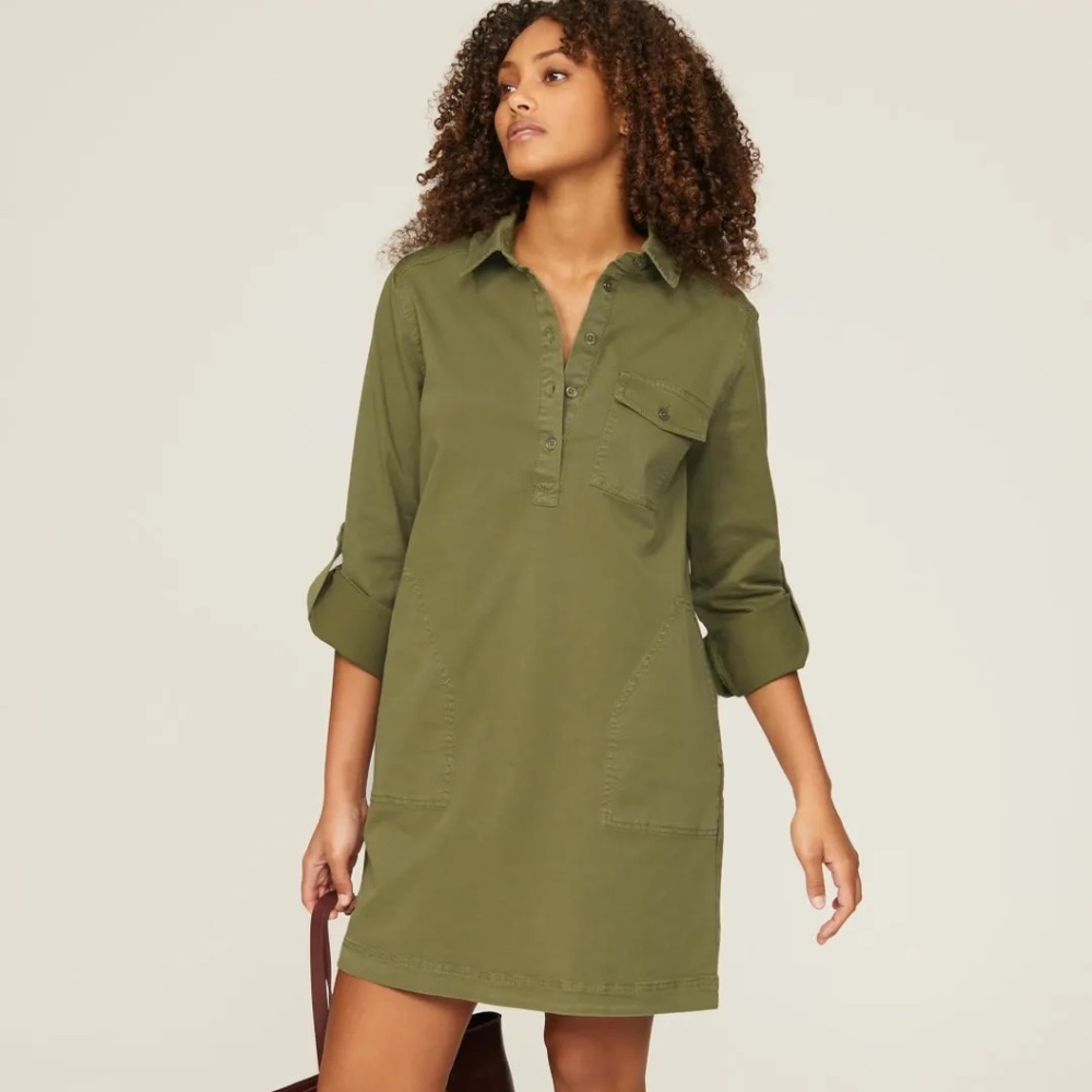 Michael Stars Eleanor Dress in Green